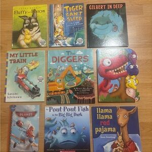 9 “Imagination Books” and “Scholastic” books